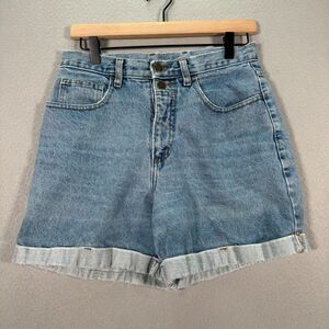 Vintage No Boundaries Jean Shorts Women Juniors 11 Blue Light Wash High Rise USA